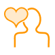 Person and heart icon